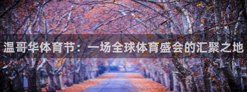 谈球吧体育官网：温哥华体育节：一场全球体育盛会的汇聚之地